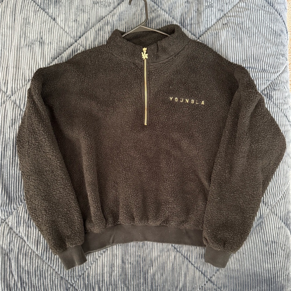 YOUNG LA Men's Black Sweater